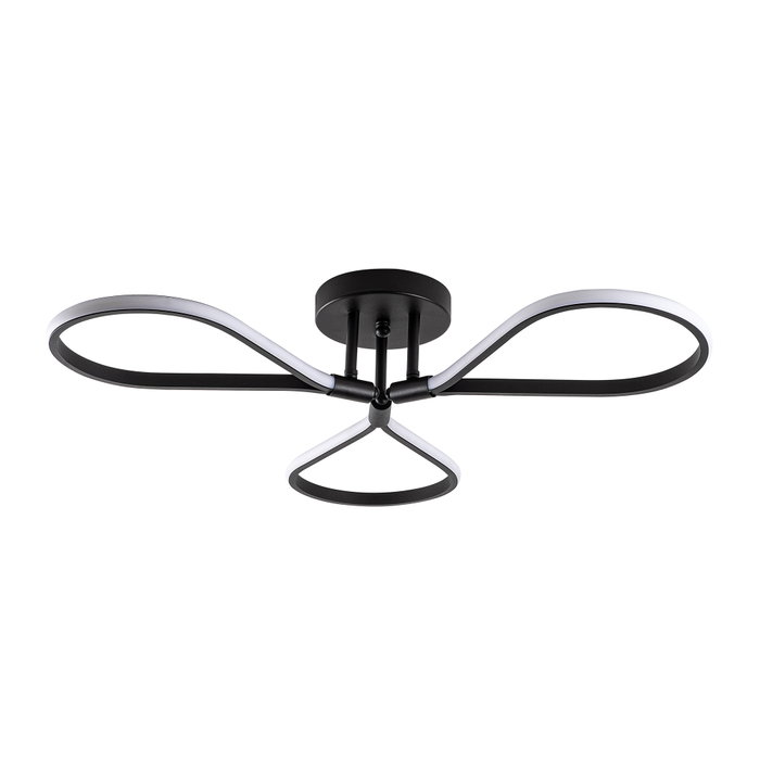 Opviq Damla - 13541 Lámpara de araña negra de metal